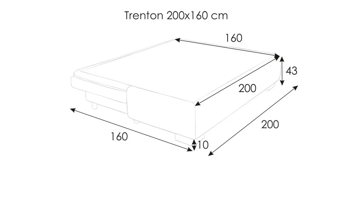 Диван-кровать Trenton с коробом для белья Askona фото - 20 - большое изображение