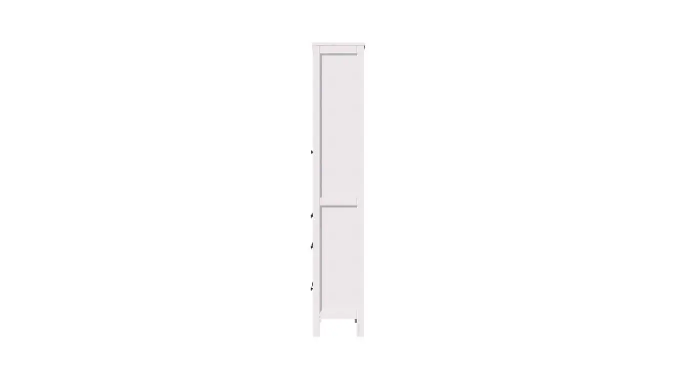 Шкаф витрина с 3 ящиками Terek, цвет белый фото - 3 - большое изображение
