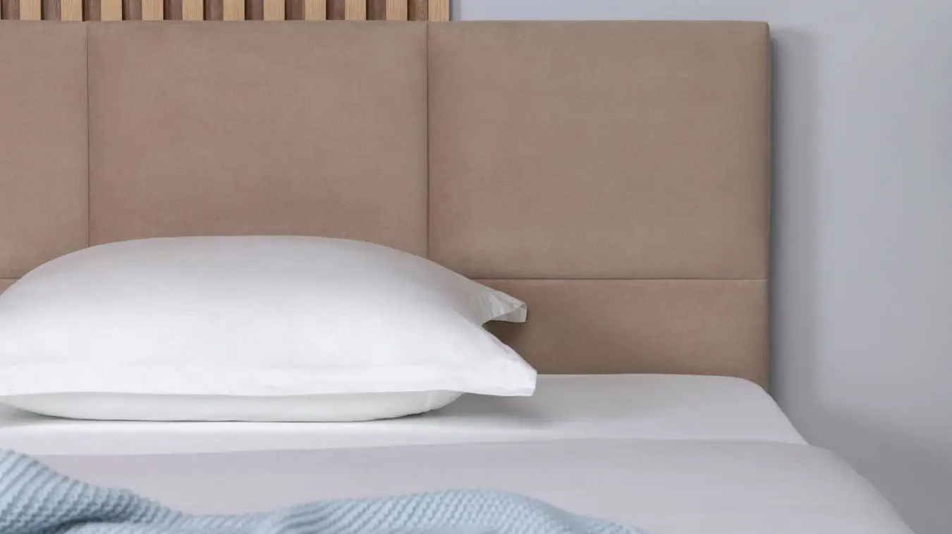 Мягкая кровать Tess Ergo (3 кат. ткани) + матрас Ergo Adaptive Hard с высоким изголовьем Askona фотография товара - 4 - большое изображение