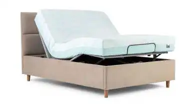 Мягкая кровать Tess Ergo (3 кат. ткани) + матрас Ergo Adaptive Hard с высоким изголовьем Askona фотография товара - 17 - превью