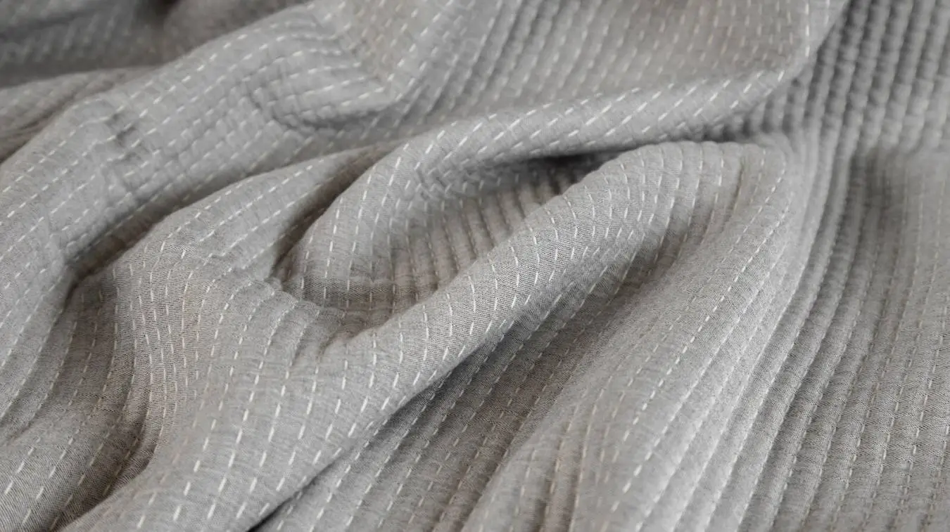 Покрывало Askona Home Stitch, цвет серый Askona фото - 2 - большое изображение